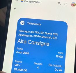 2-tickets para alta consigna