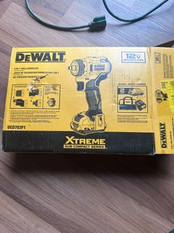 dewalt 12v drill with attachments