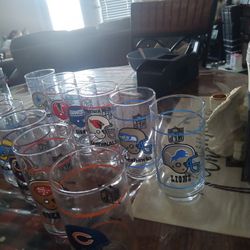 Vintage NFL Glassware 