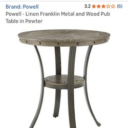 LIKE NEW!!!  Bar Height Table & 4 Stools