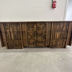 Brutalist a dresser: Pueblo by Lane Furniture MCM.