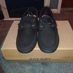 Sperry Black Koifish Size 6 Brand New Shoes 