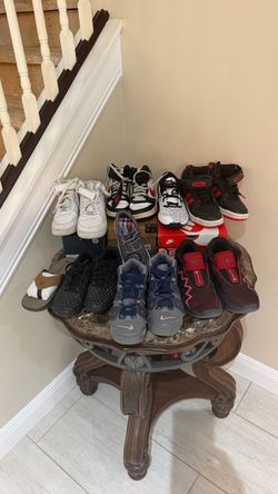 Boy Youth Shoes Sperry flip flop 4 NEW Sperry Grey 3.5 NEW Nike KD 4.5 NEW Nike Black&White 4 Nike White Forces 4 Adidas Black&Red 4.5 Nike Black 4 Ni