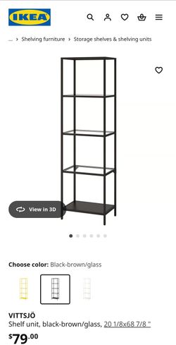IKEA Glass Shelving