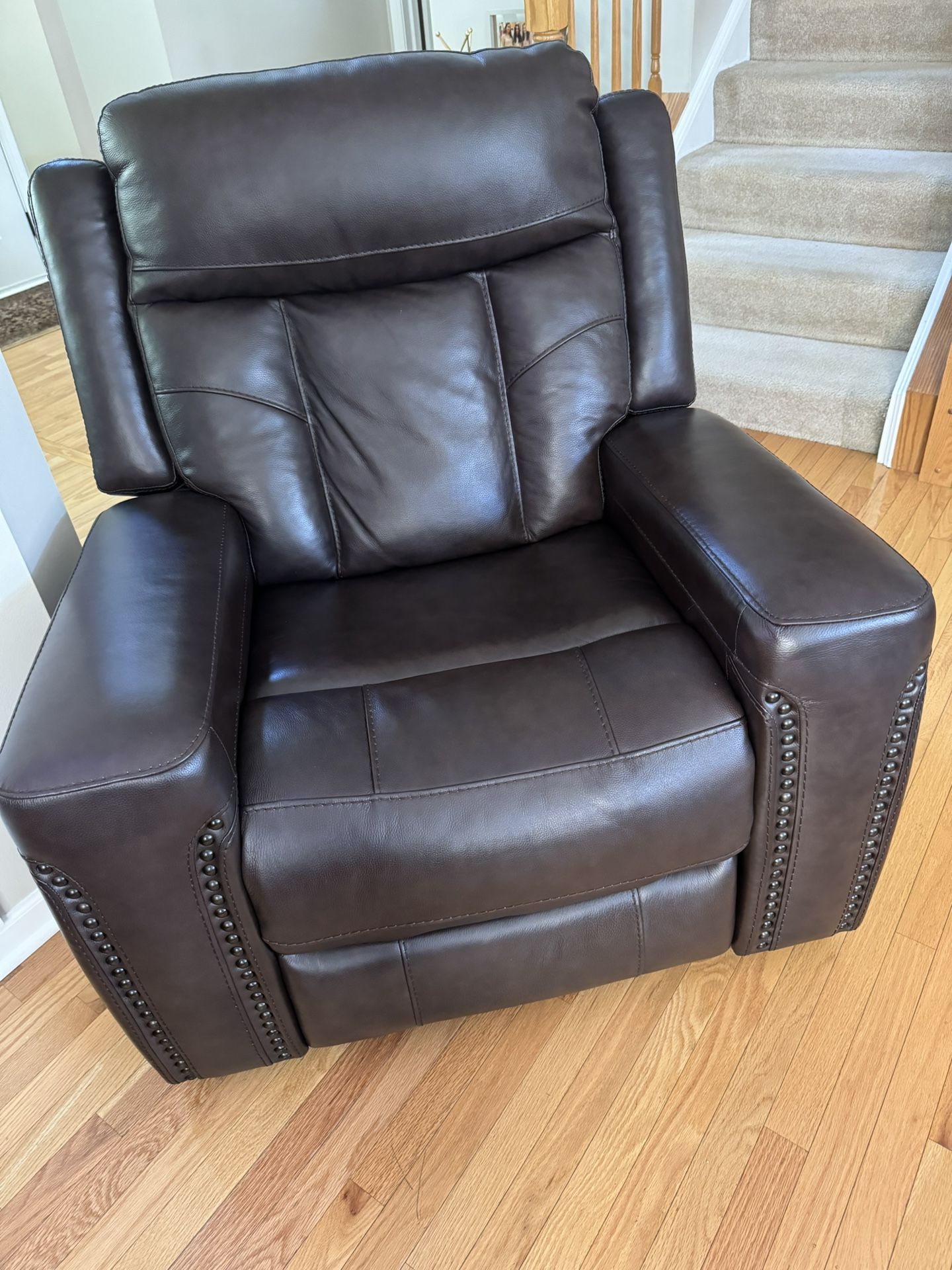 Leather Recliner/ Rocking Chair