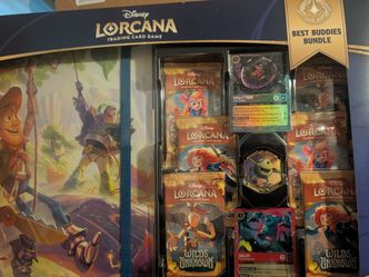 New Disney Lorcana TCG SEALED Wilds Unknown Best Buddies Bundle Toy Story Pixar