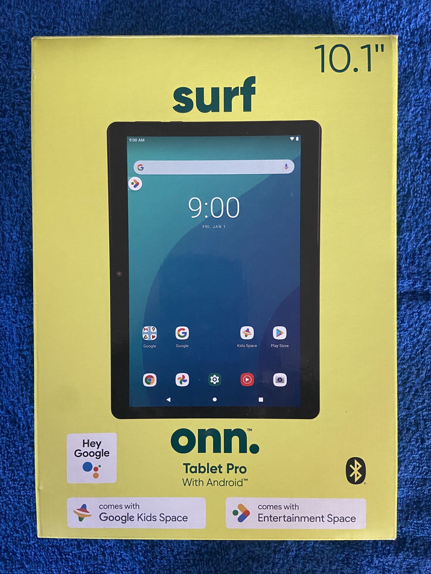 onn. 10.1" Tablet Pro with Android, 32 GB Storage, 3GB RAM, Android 11, 2.0 GHz