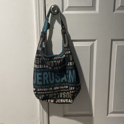 Jerusalem Passport Bag Camel