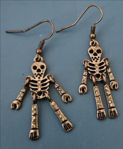 Skeleton earrings, OBO