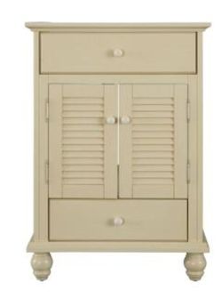 Home Decorators Collection   Cottage 24 in. W x 21-5/8 in. D x 34 in. H Vanity Cabinet Only in Antique White