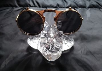 Retro ROUND FLIP-UP Sunglasses