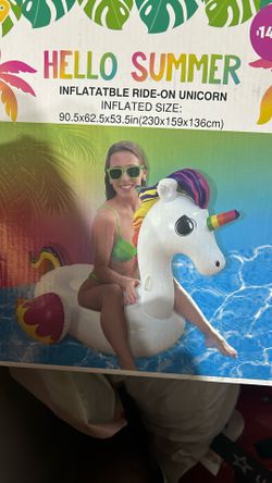 Inflatable Ride on Unicorn