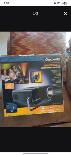 Discovery Wonderwall Projector 1625075 Black New in Box