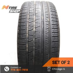 Set of 2 Used  8/32    275/45R21  110Y  Pirelli  Scorpion Verde LR