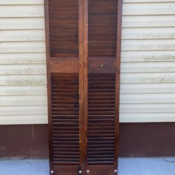 2 Way  Two Panel Louvre Screen