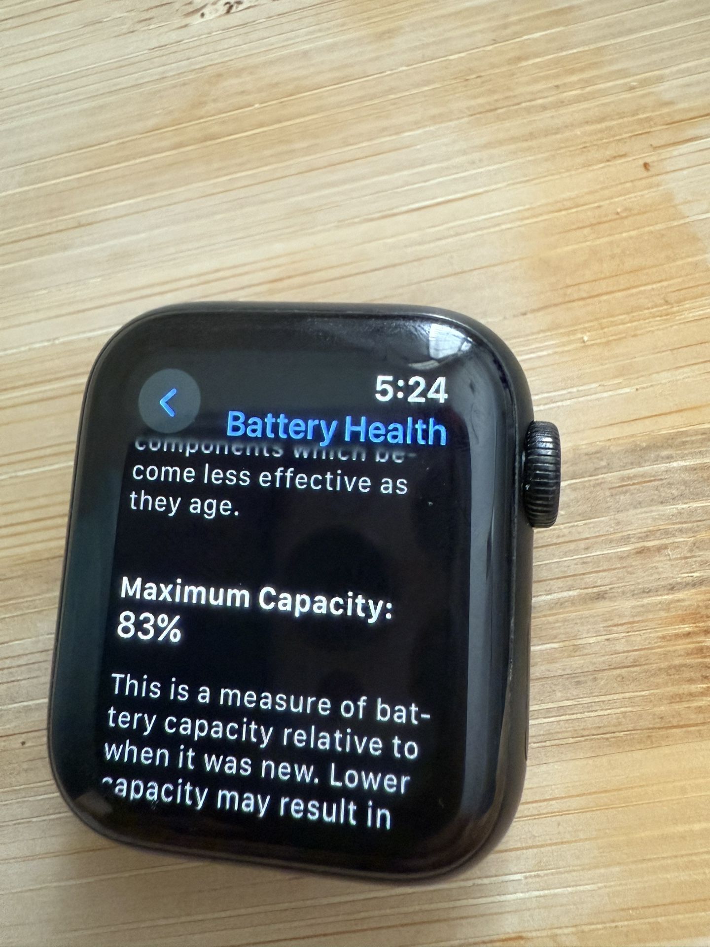 Apple Watch Series 5 40mm GPS Titanium and Ceramic