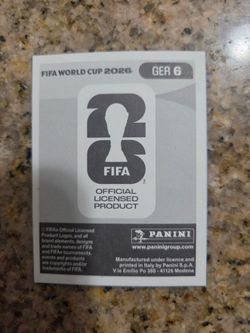 Rüdiger Panini Card Blue