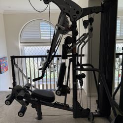 Inspire Fitness M3 Home Gym with Built in Crunch Bench - Total Body Multi Gym for Legs, Arms, Chest & Back - Smooth Full Body Workout Machine with LAT