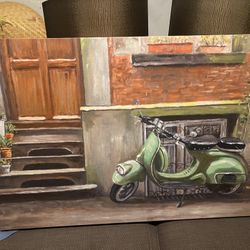 Vespa Canvas 24 By 36 Beautiful