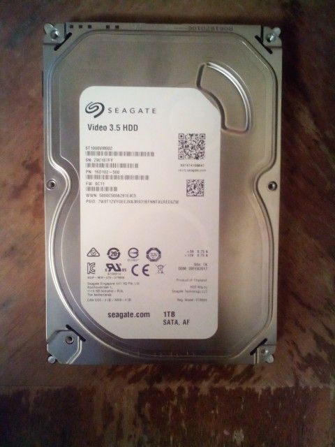 3.5"Inch 1TB HDD Seagate