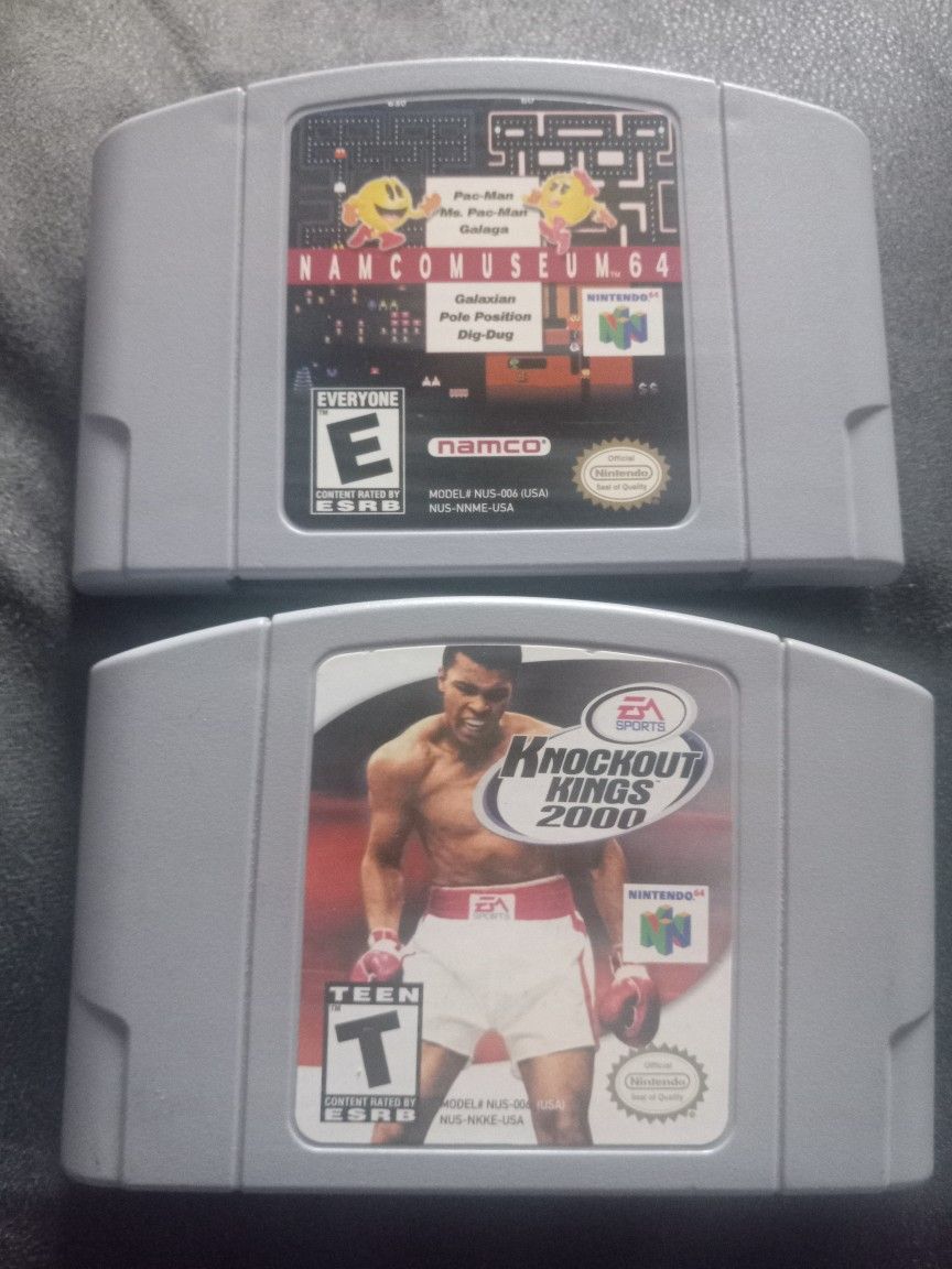 2 Nintendo 64 Video Games