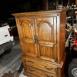 Antique Wooden Storage Dresser