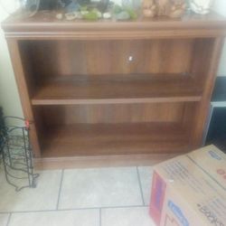 Two Shelf Wooden Bookshelf 