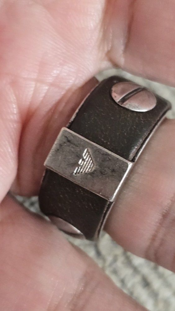 925 EMPORIO ARMANI MENS RING