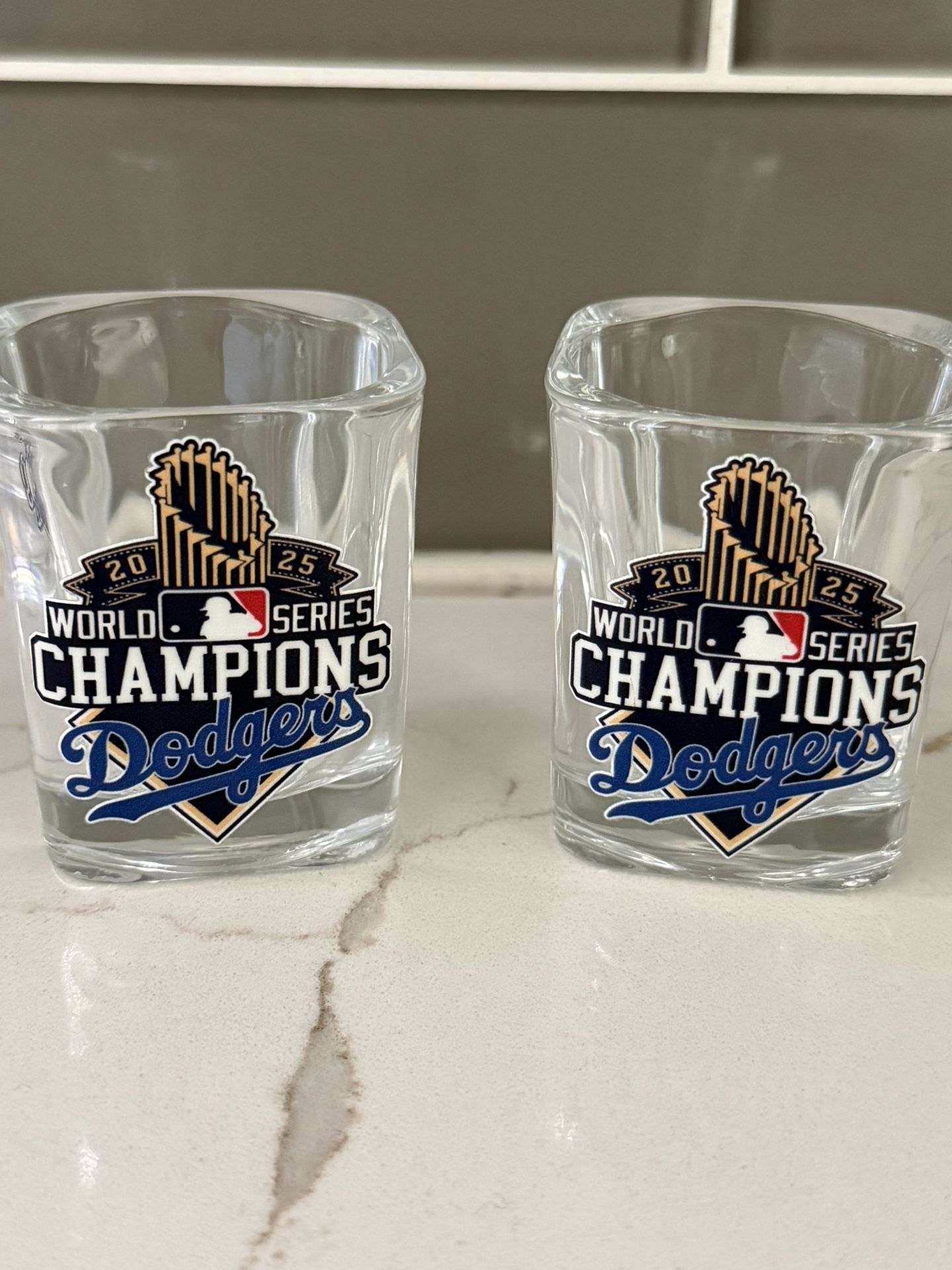 Dodgers 2025 Chanpions Shot Glasses