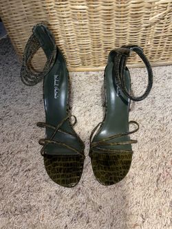 MICHAEL ANTONIO- snake print heel