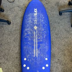 Storm Blade 5’8 Surfboard soft top 