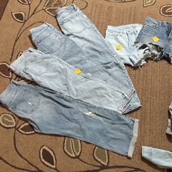 Women Jeans, Shorts, Jean Jacket $20 Total 