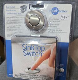 New Insinkerator Sink Top Switch for Waste Disposal-PLEASE READ DESCRIPTION