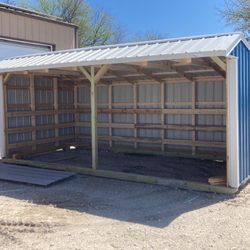 10x20 Metal Run-in Shed | Rent-to-own Available