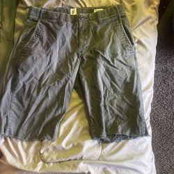 Gap Size 30 Gray Chino Shorts (self cut)