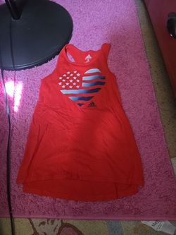 Addias tank top girls size 14