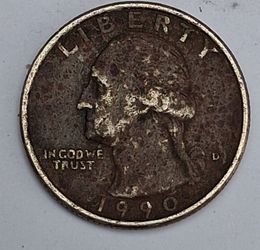 1990 d quarter dollar