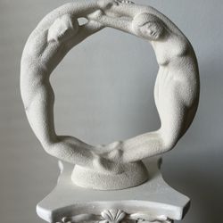Vintage Sculpture Circle of Love/Eternity