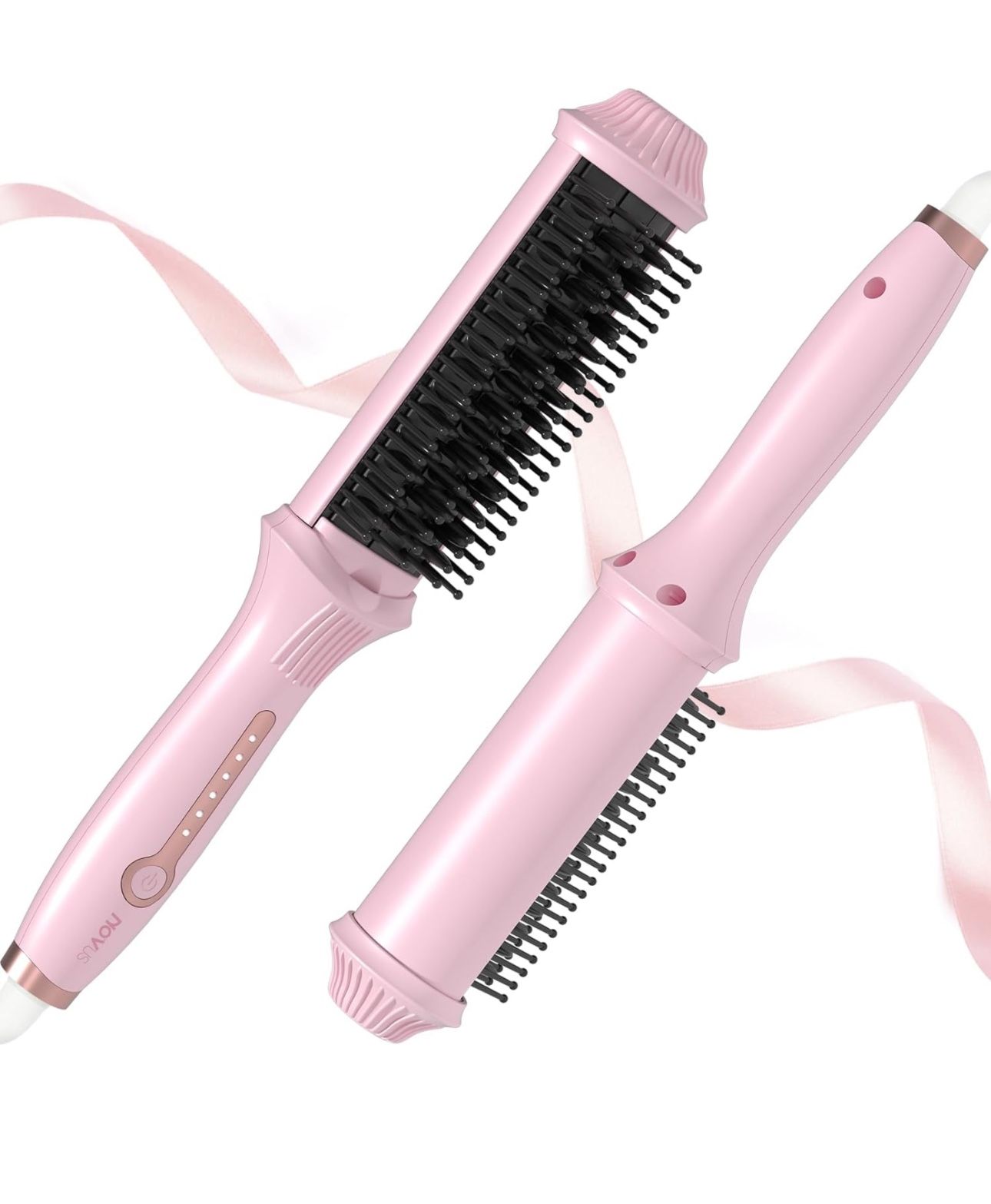 NEW IN BOX - Hair Straightener Brush, Negative Ion Hair Straightener Comb, 30s Fast Heating & 4 Temp Settings, Hot Comb for All Hair Types, Less