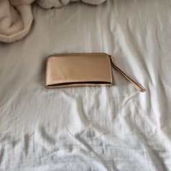 Rosegold Wallet With Battery Pack