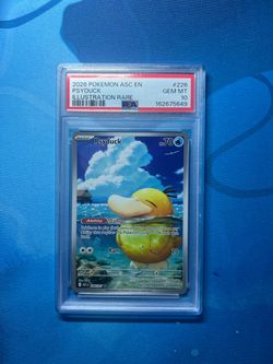 Psyduck 226/217 ME: Ascended Heroes Holo Illustration Rare IR PSA 10 Gem Mint