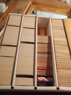 Boxes Of Baseball Cards