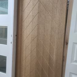 Modern Wood Door Puerta 36x80 