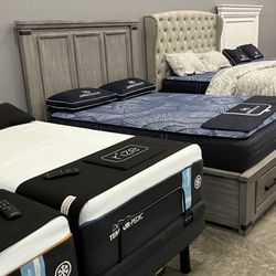 Serta, Puffy, Helix, Ashley, Diamond, Mlily Mattresses  Just $50 Down