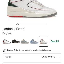 Jordan 2 Retro Origins Italy 