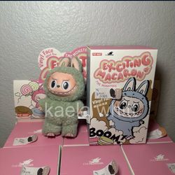 labubu popmart the monsters macaron green grape 