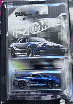 Hot Wheels NFTGarage Nissan Skyline R34 FAST & FURIOUS