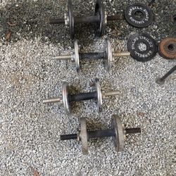 2 Sets Of Dumbbells For Sale
