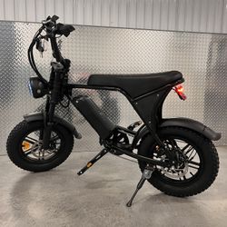 Electric Mini e-Bike, 16x4.0(Fat Tire), 11ah Battery, 20mph Top Speed, 5speed Pedal Assist, 7 Speed Shimano
