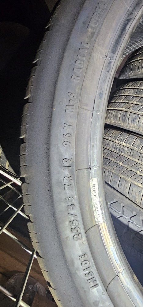 2 Tires 255/35/19 80% tread